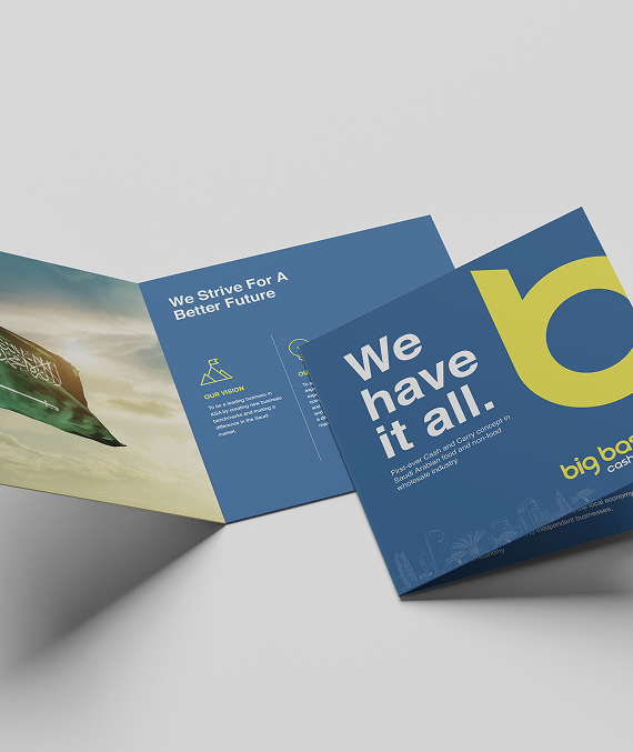 Design excellence for Big Basket Saudi, a wholesale  cash-and-carry company.